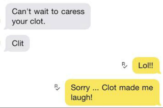 Illustration for article titled 'Can't Wait to Caress Your Clot': More of the Grimmest Sexts Ever Sent